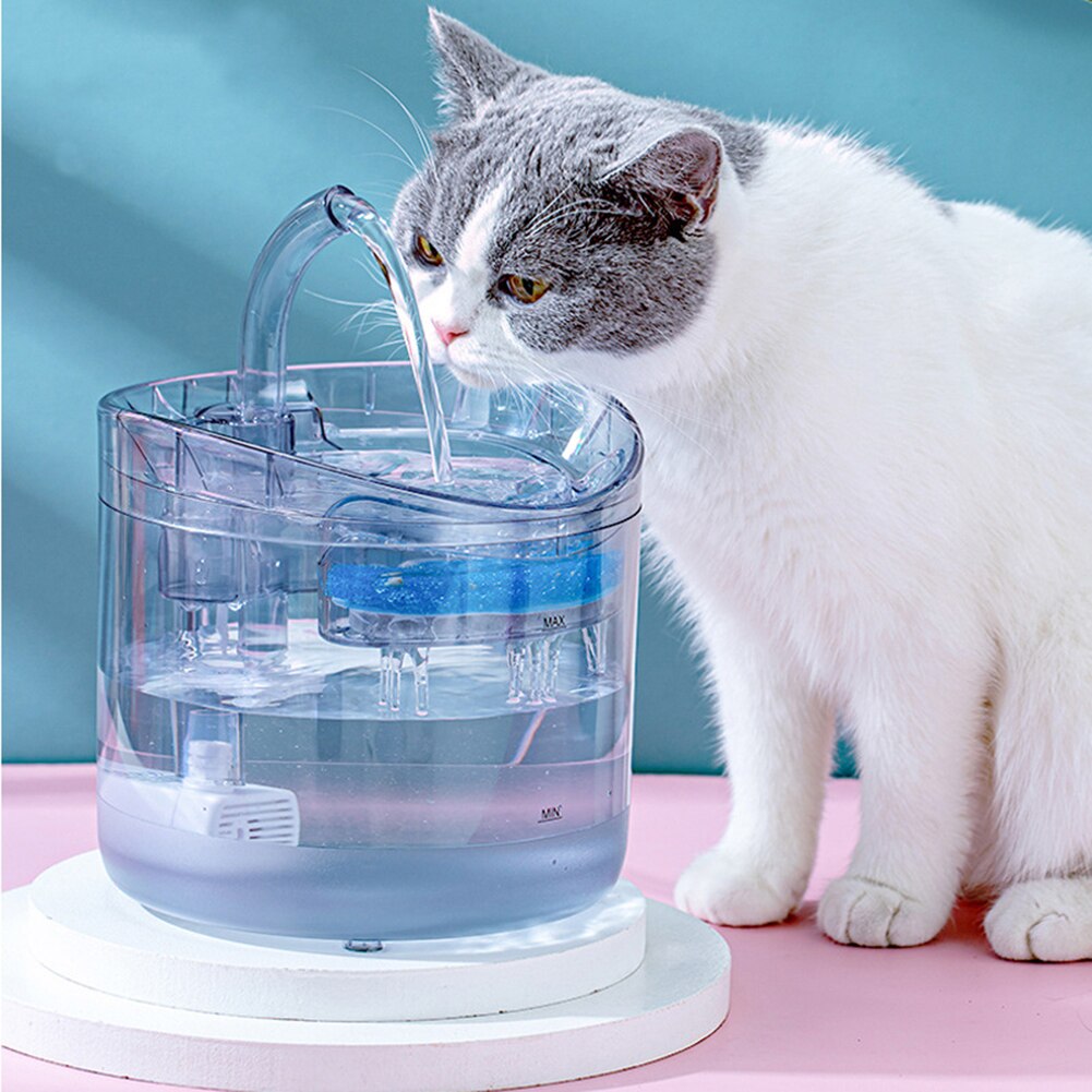 Kat Fontein Filter Automatische Sensor Drinker Ontmoette Kraan Hond Water Dispenser Transparante Filter Drinker Kat Hond Pet Feeder