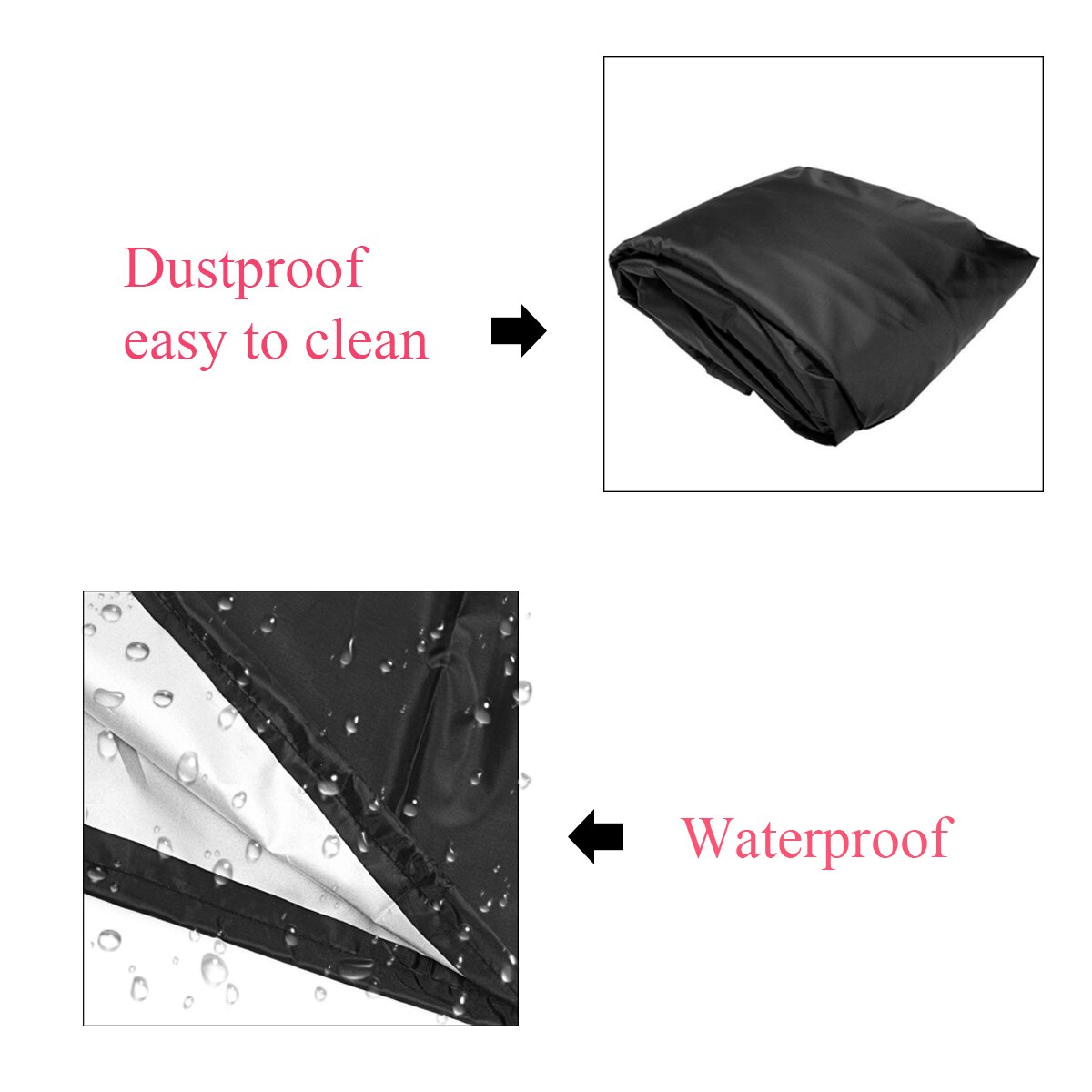 72 Inch Polyester Rit Op Grasmaaier Tractor Cover Voor Buiten Opslag Bescherming Waterproof Zonnebrandcrème Tractor Grasmaaier Cover
