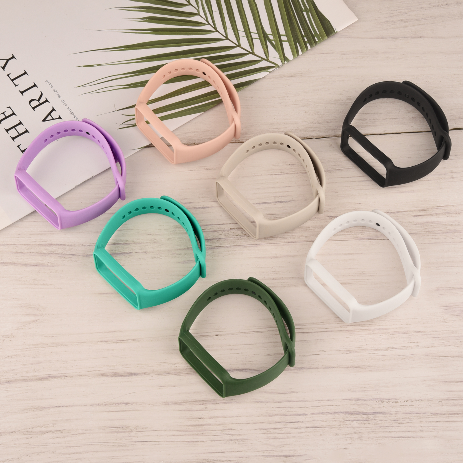 Correa de silicona suave para Huami Amazfit Band 7, pulsera ajustable, repuesto de correa de reloj para Huami Amazfit Band 7