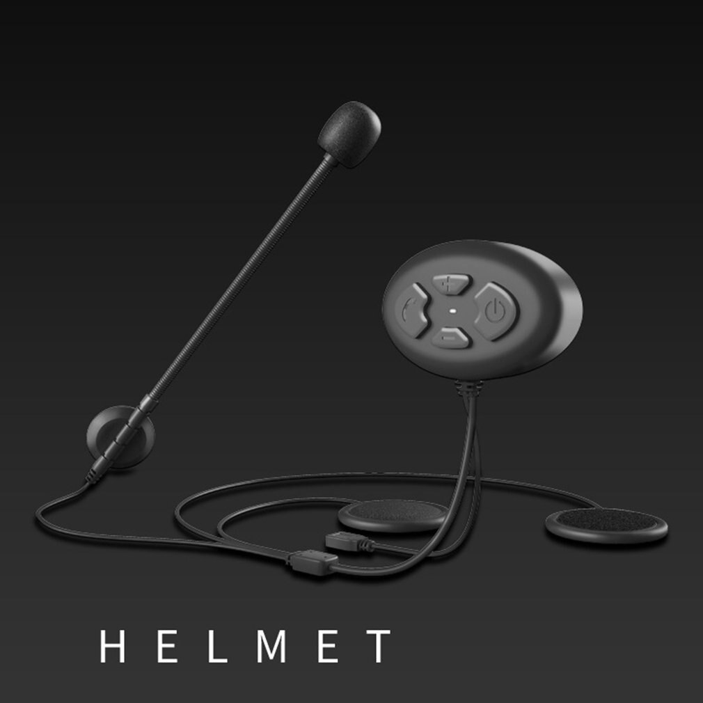DK11 Motorcycle Headset Helmet Bluetooth 5.0 Noise Reduction Headset Wireless Handsfree Waterproof Microphone Support FM Radio
