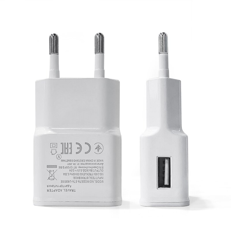 20 Teile/los 2in1 USB Ladegerät Adapter mit Typ C Usb Kabel Für Samsung S8 S9 S10 9V 1,67 A adaptive Schnelle Lade USB Ladegerät: 20PWhite-EU