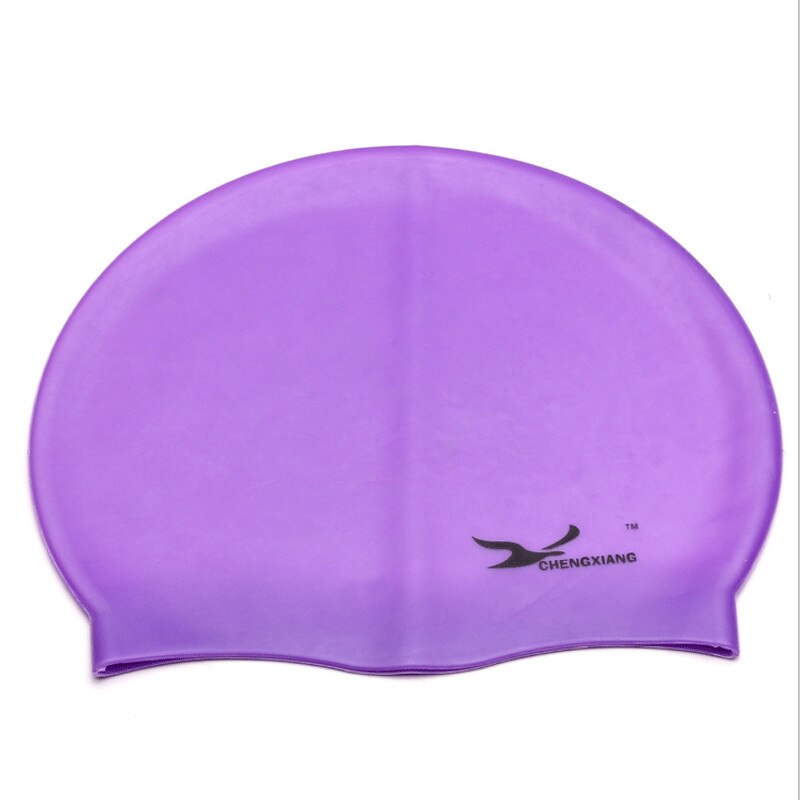 13 Styles Swimming Cap Waterproof Silicone Swim Pool Hat Adult Men Long Hair Women stretch Swimming Hats: D