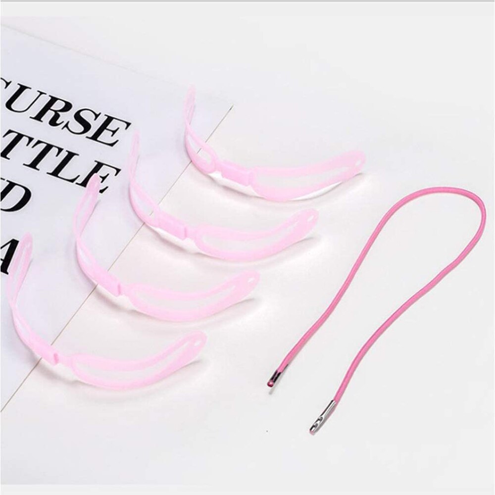 Thrush Card Threading Word Eyebrow Stencil Threading Artifact Thrush Aid Card Eyebrows Shaper Mold Kit Makeup Beauty Tools