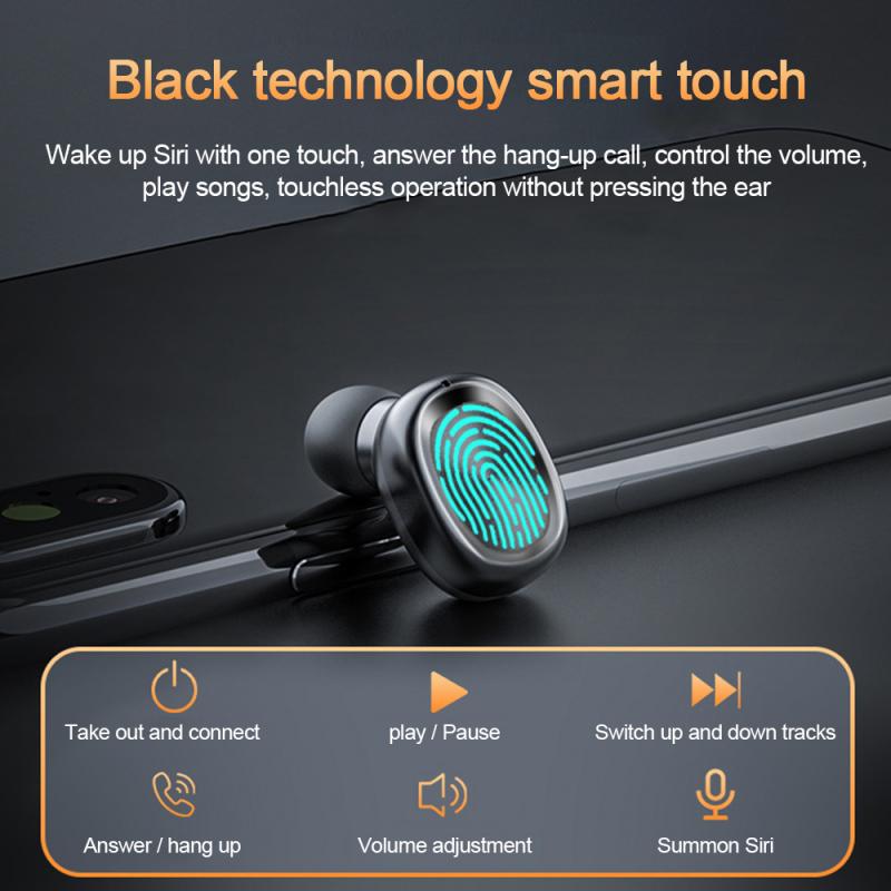 B9 TWS Bluetooth écouteur 5.0 sans fil 8D HIFI Sport écouteurs écouteurs casque avec affichage numérique pour écouteurs Xiaomi