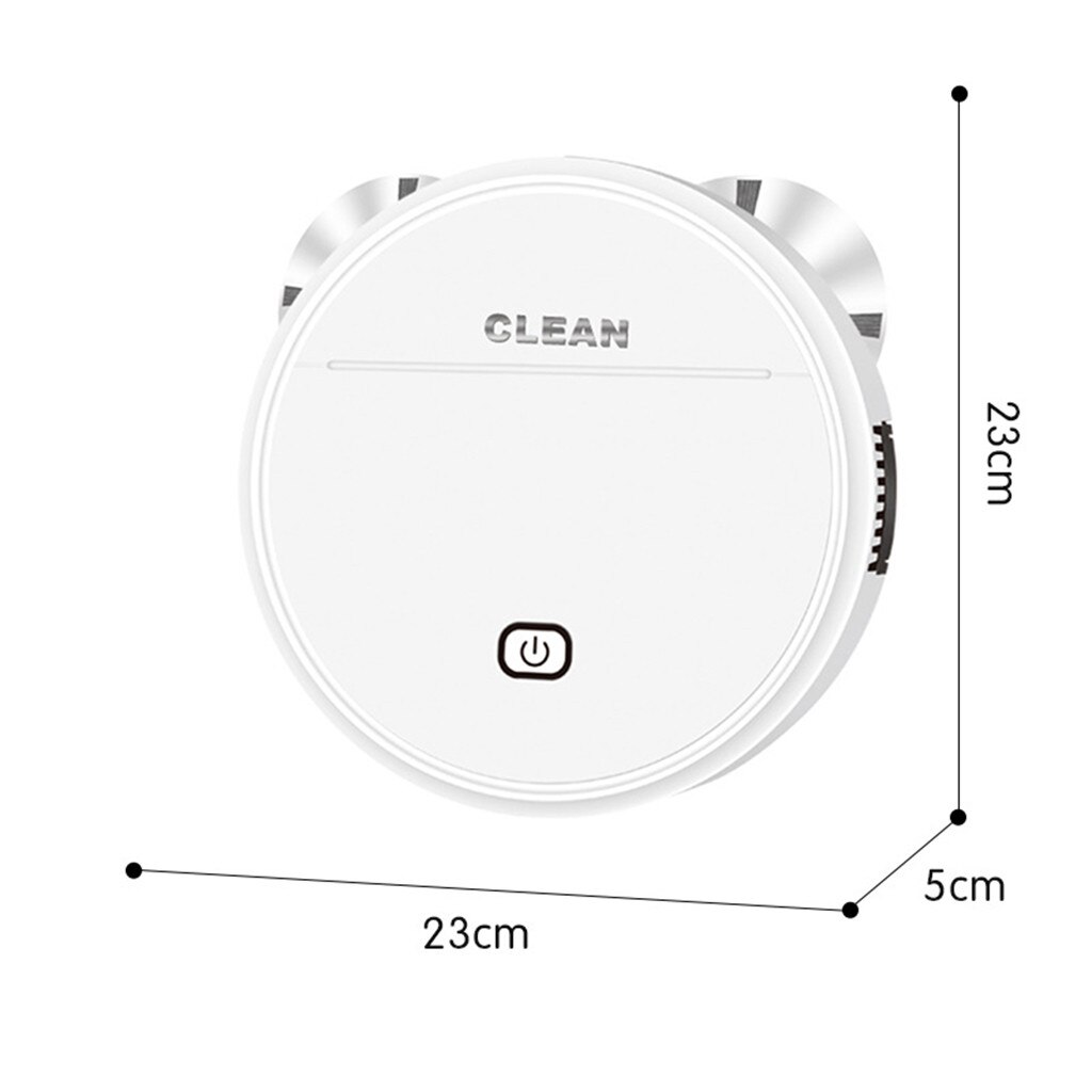 Slimme Veegrobot, Multifunctionele Intelligente Ultraviolet Licht Vegen Robot Stofzuiger Set Voor Huisdier Haar Tapijt En Vloer Wit