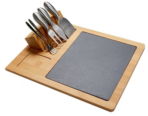 Bamboo Cheese Block: B