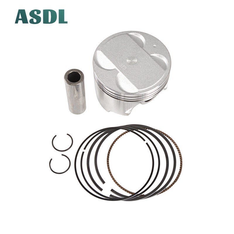 Piezas de motor de motocicleta, conjunto de pistón y anillos STD + 25 + 50 83mm 400mm 2003mm 2004mm para AN400 AN 2005 Burgman 2006 83,25 83,50: 83.25mm