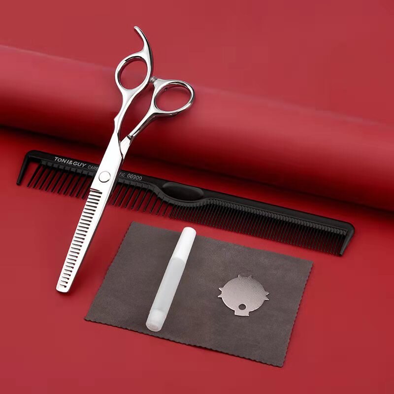Hairdressing Scissors Household Hairdressing Scissors Thinning Shears Bangs Cut Teeth Scissors Hair Cutting Artifac: black