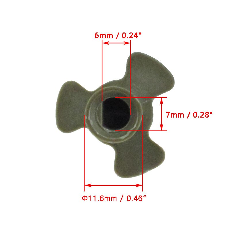 2 stücke Universal- Mikrowelle Kupplung Glas Plattenspieler Koppler Ersatzteile Stock Kupplung Zahn Werkzeuge Mikrowelle Zubehör Modell 2
