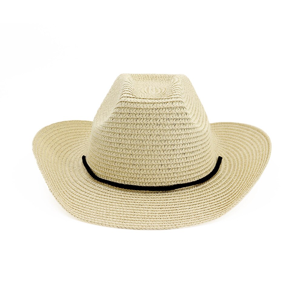 Buttermere hat cowboy mænd kvinder bred skygge solhat afslappet kaki strand stråhat kvinde mandlig forår sommer cowboyhat: Beige