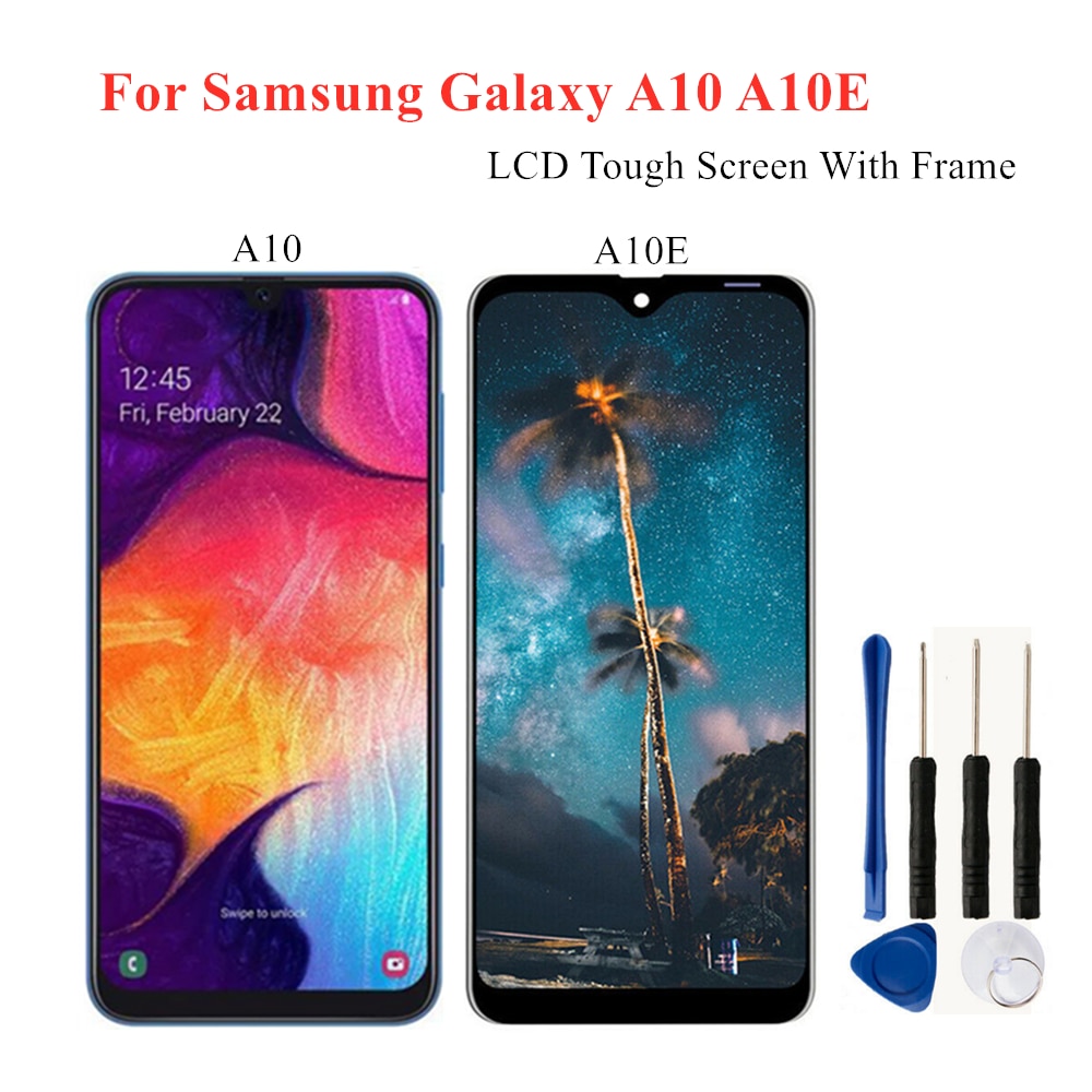 LCD Pantalla For Samsung Galaxy A10 A105 LCD Tough Screen Digitizer Assembly For Samsung A10E A102 SM-A102U LCD Replacement