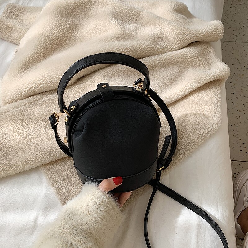 [BXX] Retro Scrub PU Leather Crossbody Bags For Women Brand Small Shoulder Messenger Bag Female Winter Handbags a143