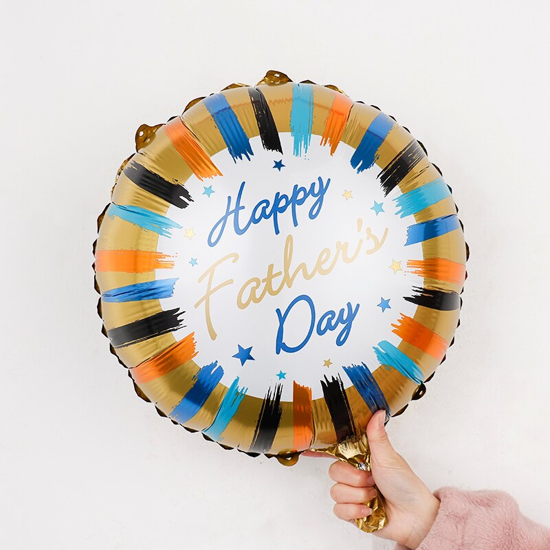 10Pcs 18Inch Engels Gelukkige Vaderdag Helium Globos Beste Vader Grote Vader Folie Ballonnen Vader Moeder Party decoratie