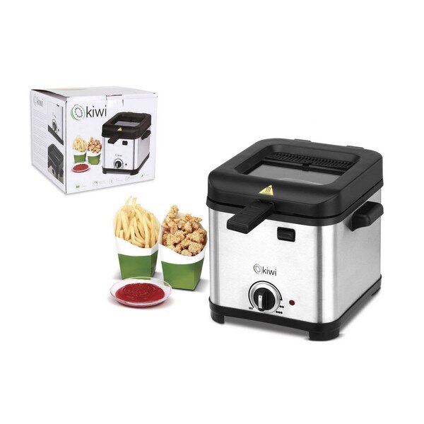 Tiefe-fett Friteuse Kiwi KDF-5503 1 L 840W edelstahl