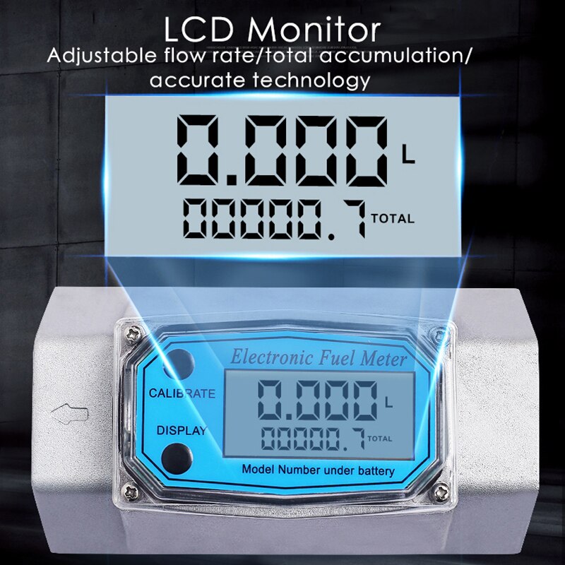 Turbine Meter Digitale Fuel Meter Diesel Fuel Meter, Methanol, Watermeter, Alcohol, Caudalimetro, fuel Meter, Indicator