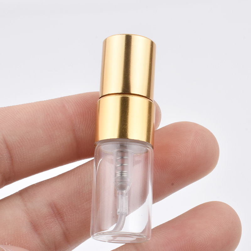 100 stks/partij 2 ml hervulbare parfumflesje lege spuitfles verstuiver parfumflesjes
