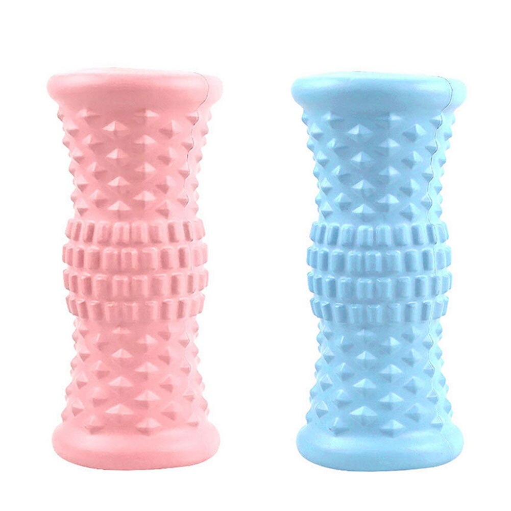 Massager Roller Workout Foam Roller Vibrating Leg Circulation Roller Rechargeable Battery for Foot Pain Relief Pink