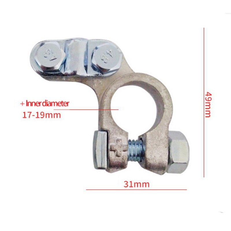 Battery Terminal Connectors Positive Negative Battery Terminal Set for Car Marine Ship Boat Camper Truck Auto Vehicle