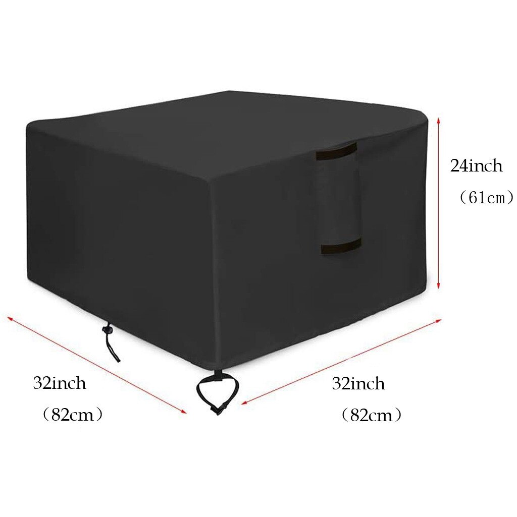 Gas Fire Cover Square Bbq Cover 28x28x25 Inch Waterproof Anti-uv Heavy Duty For Patio Baking Accessories #5: D
