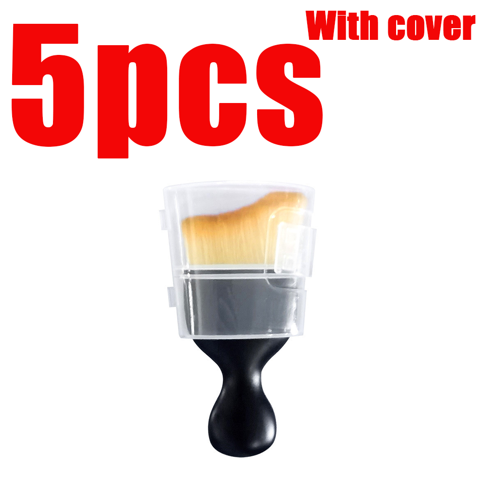 1/2/5Pcs Auto Innen Reinigung Pinsel Zubehör tragbare Weiche Fell Spalt Detaillierung Conditioner Air Outlet reinigung Artefakt Werkzeug: green