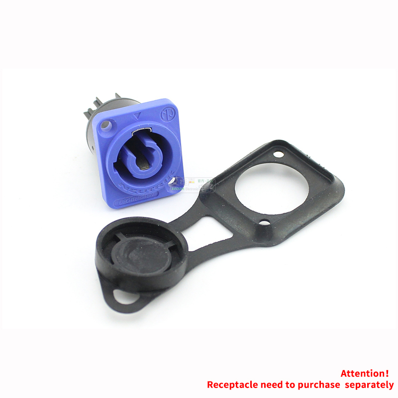 Neutrik speakON XLR D Shape Chassis Connector Sealing Cover SCD-W Dust Water Proof IP65 for powerCON etherCON CAT6 RCA HDMI BNC