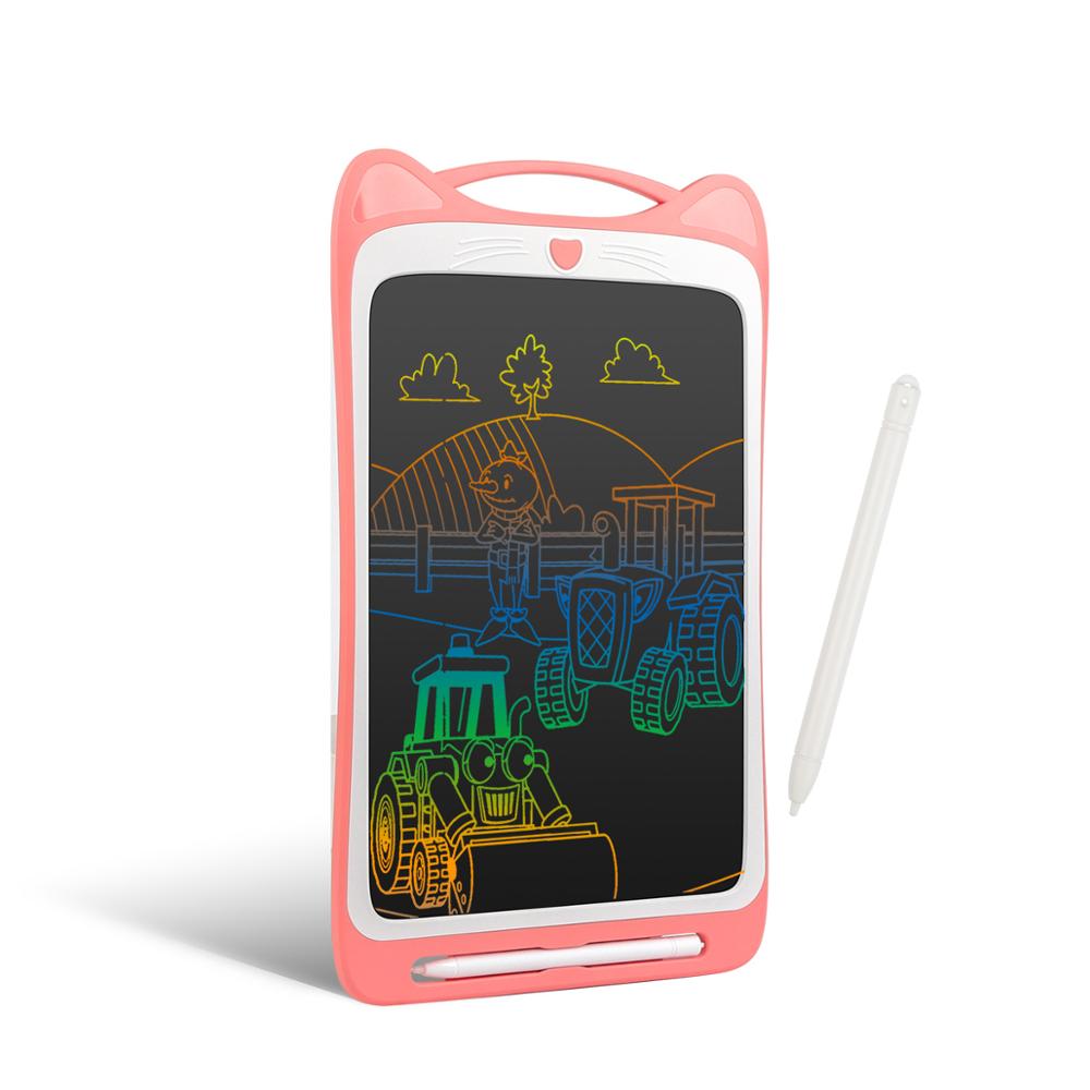 8.5&quot;12&quot;Writing Tablet LCD Drawing Tablet Kids Digital Graphics Writing Exercise Board Colorful Children Study Pad Doodle: 12 inch Pink