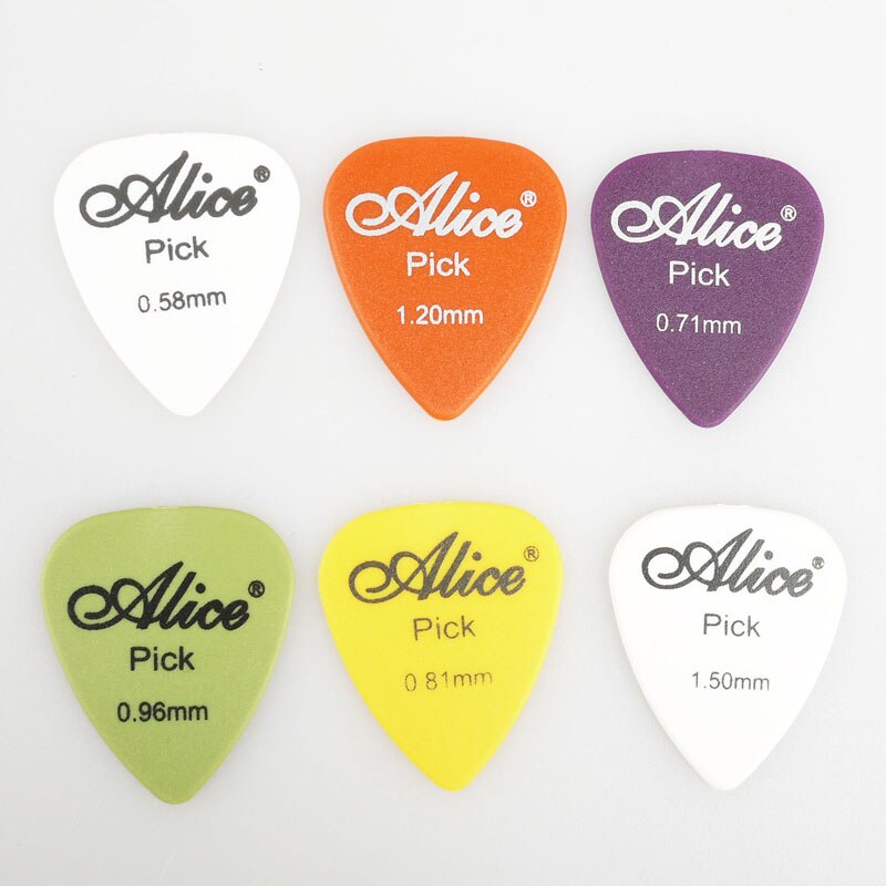 60pcs Alice Guitar Picks Multi Matte ABS Custom Guitarra Pics Plectrum Accessories Guitarist Musical Instrument Guitarpicks
