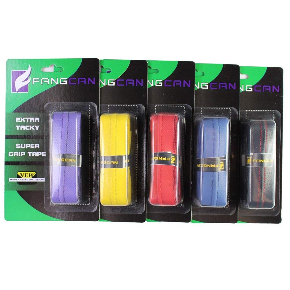 5pcs FANGCAN FCLG-03 Embalagem do Cartão 1.9 MILÍMETROS PU Substituição Descolador Anti-skid Grip Overgrip para Raquete De Tênis Badminton raquete: Thin style