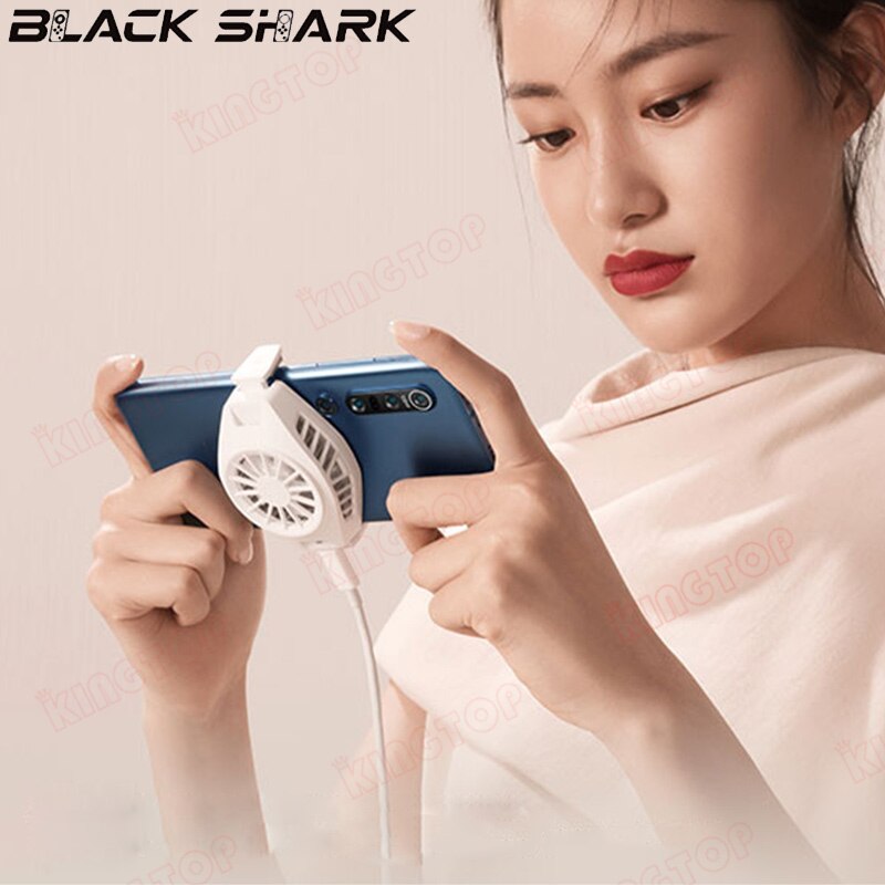 FunCooler Black Shark-ventilador de refrigeración para teléfono móvil, enfriador portátil ajustable para juegos de Android iOS, accesorios para teléfono inteligente