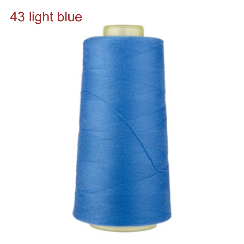 3000 Yards / roll Polyester Thread Multicolor 40S/2 Threads Spool Shirt Dress Sewing Thread Garment Accessories: 43 light blue