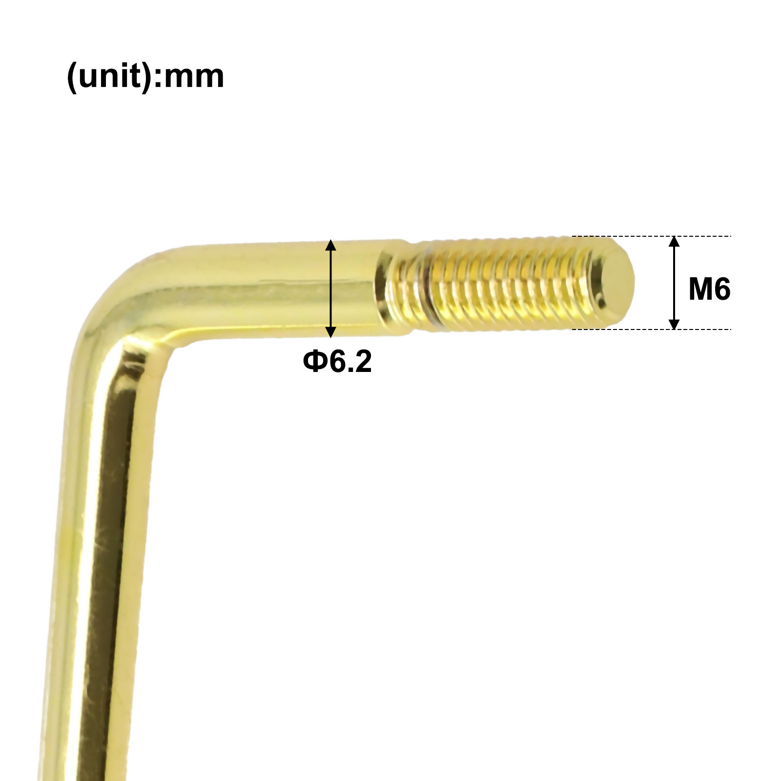 Wkręcane ramiona Tremolo Whammy Bar 6MM 3 kolory można wybrać akcesoria do instrumentów strunowych 17x4x2cm metal trwały praktyczny