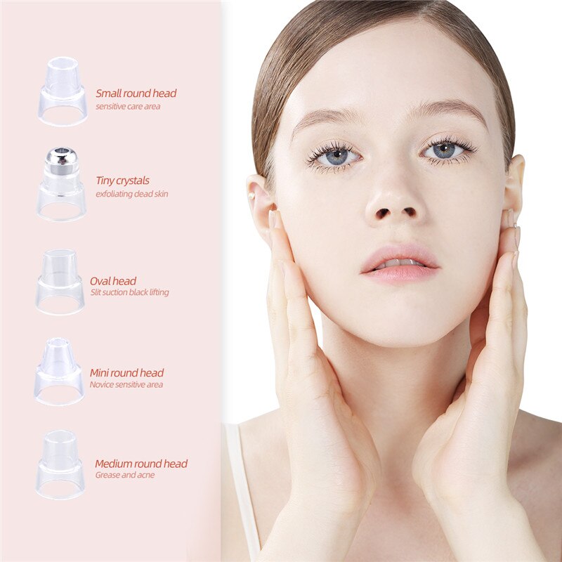 CkeyiN Visual Blackhead Remover with Camera WIFI Pore Vacuum Cleaner 20x Magnification Acne Comedone Extractor Suction Tool 48