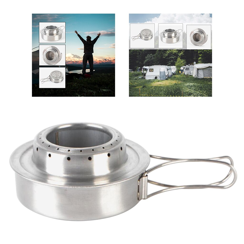 Compacte Draagbare Alcohol Fornuis Outdoor Alcohol Brander, Voor Picknick Camping Wandelen Koken