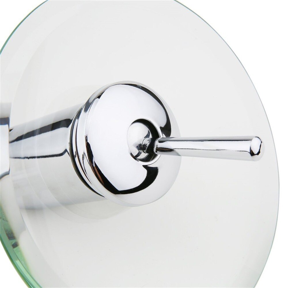 Glass Waterfall Bathroom Kitchen Sink Round Waterfall Faucet Brass Chrome Basin Faucet Single Lever and Cold Mixer Tap