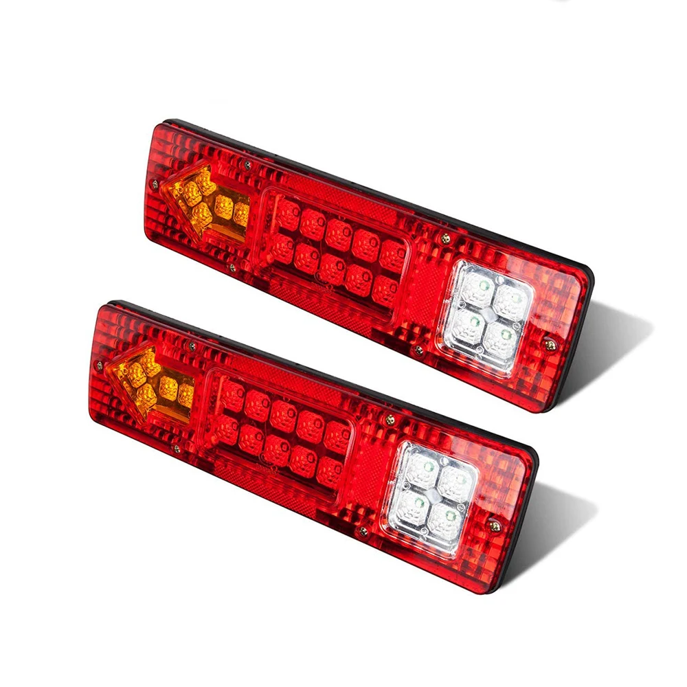 Car LED Tail Light Kits Waterproof 12V 24V Rear Turn Signal Lamp For RV Camper Trailer Truck Stop Light Boat Lighting: changeable