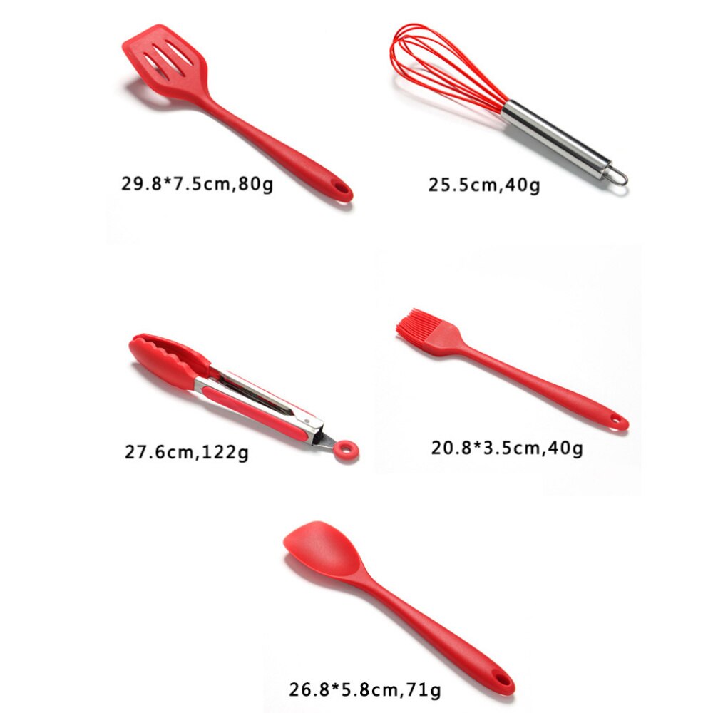 Juego de utensilios de cocina antiadherentes multifunción, 10 Uds., utensilios para Tartas, juego de utensilios de cocina, ropa para cocinar, suministros de cocina