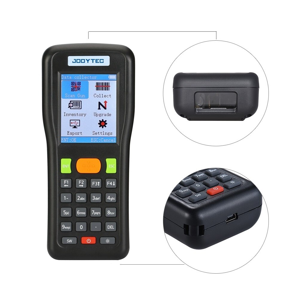 1D RF 2.4G Data Collector Barcode Scanner Terminal Reader Device for Warehouse Inventory Management POS data collector terminal