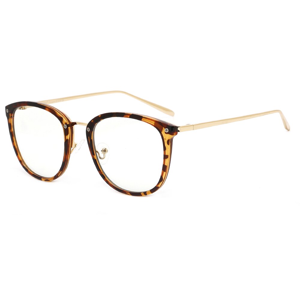 Lunettes d'ordinateur cyxus bloquant la lumière bleue pour femmes et hommes, lunettes anti-fatigue oculaire fashiontr 90 , verres transparents 8169: Léopard jaune
