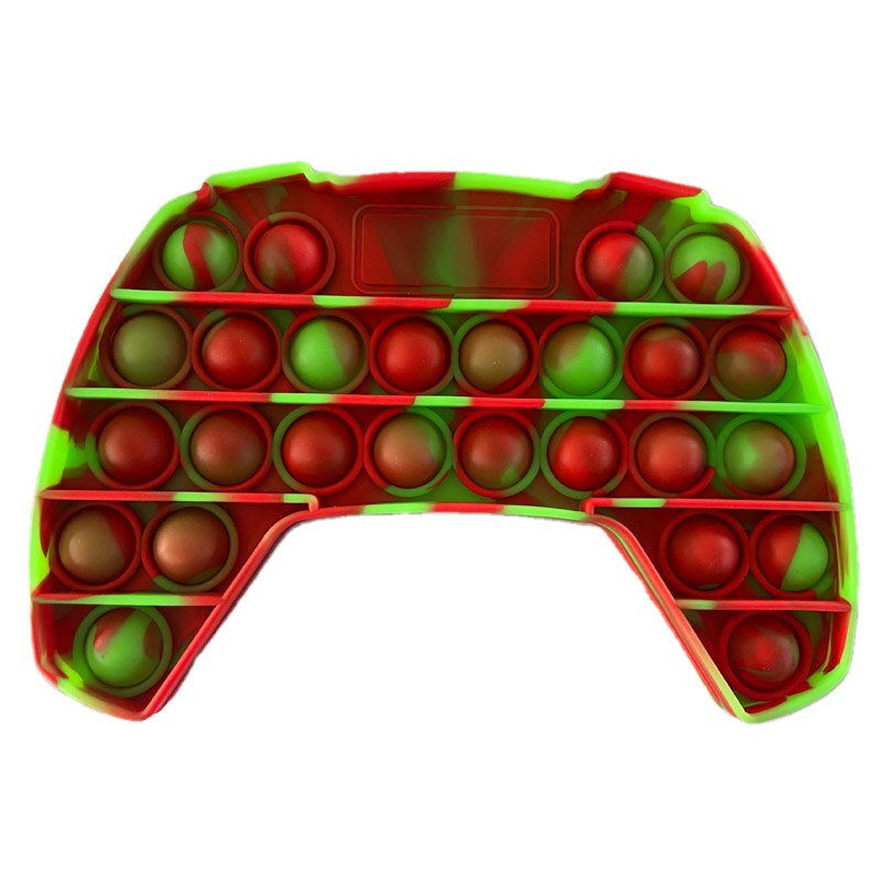 Push Up Bubble Kids Simple Dimple Fidget Toy Adult Antistress Hand Gamepad Push Pop Bubbles Sensory Toys Children Autism: 6redGreenS
