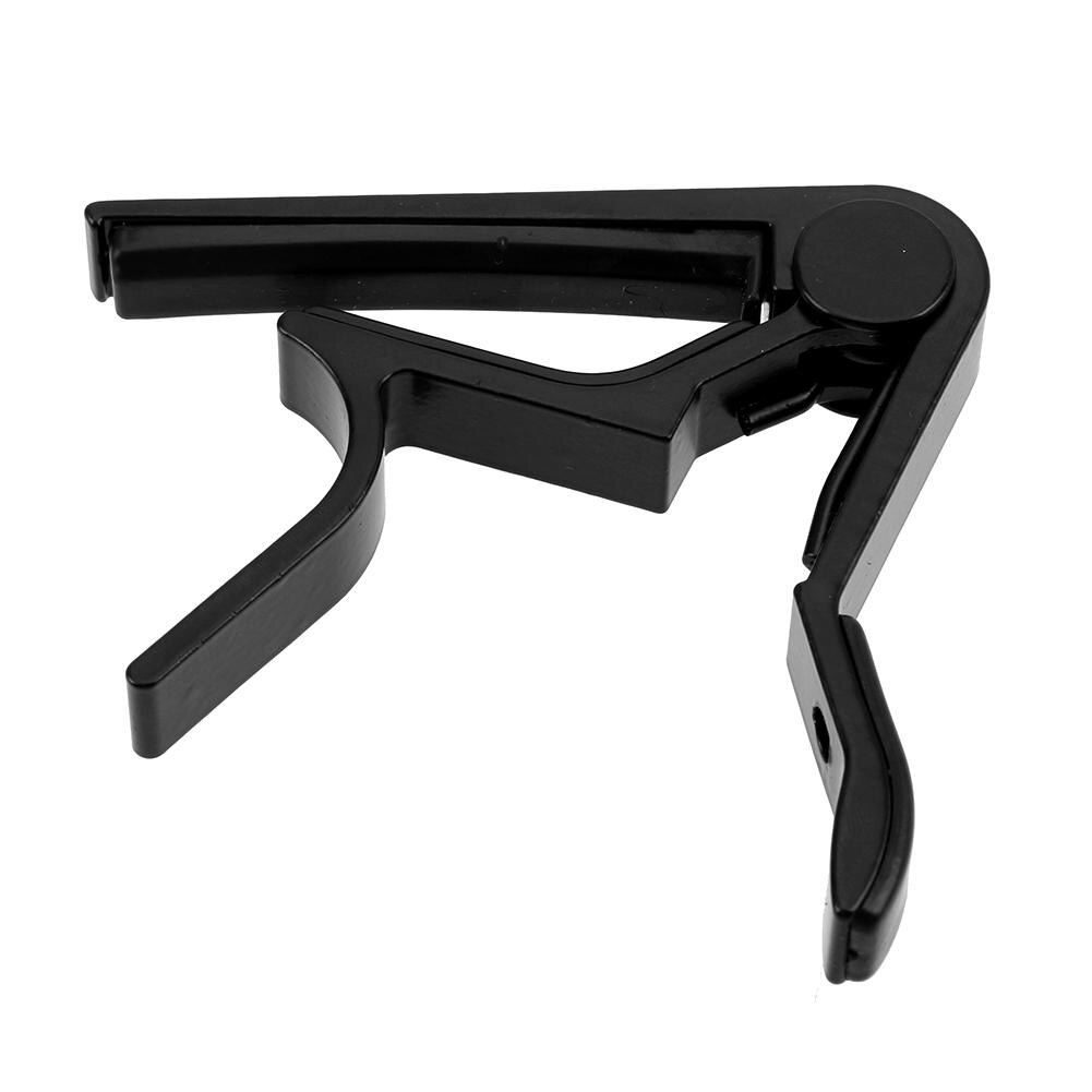 Aluminium Guitar Tuner Klem Professionele Key Trigger Capo Voor Akoestische Elektrische Muziekinstrumenten Accessoires: Black