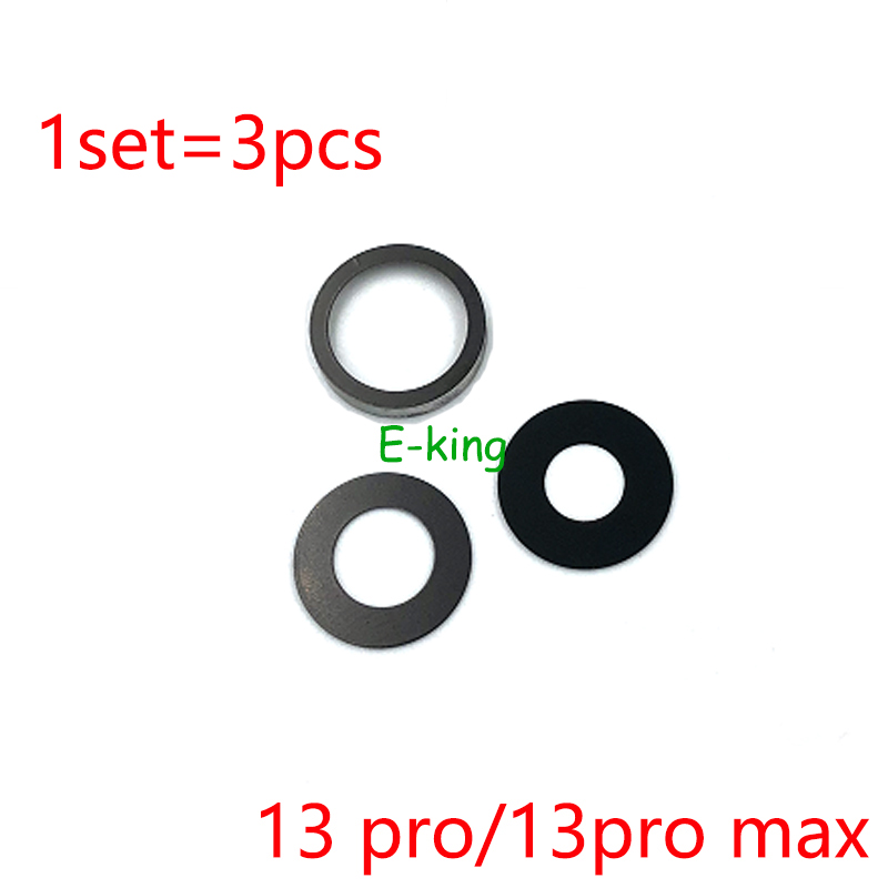 1Set For Iphone 13 Mini Pro Max Rear Back Camera Glass Lens Cover With Ahesive Sticker