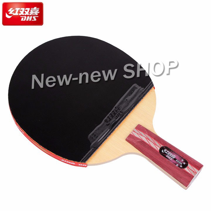 D'origine DHS 4002 4006 raquette de tennis de table avec 4 étoiles boutons dans les caoutchoucs attaque rapide boucle DHS sports de raquette de ping-pong