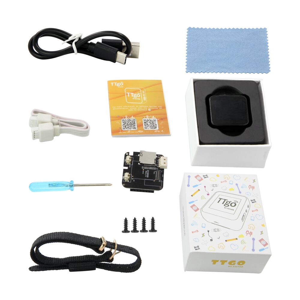 T-Watch ESP32 Programmable Wearable For Environmental Interaction WiFi Bluetooth ESP32 Lora Development Kit Touch Screen ESP8266