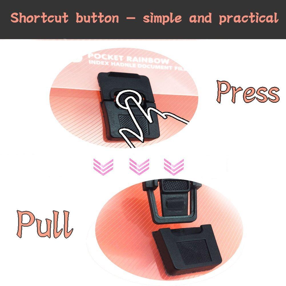 Opslag 13 Pocket Expandable, Letter Size multifunctionele Papers hand Accordeon A4 Plastic Bestand Zak Map Pocket