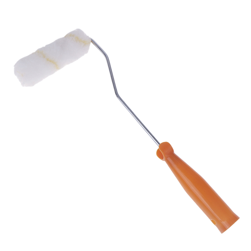 Mini Kit de rodillo de pintura desechable con 10 cubiertas de 4 pulgadas, rodillo de pintura con marco de rodillo de 30cm de largo para pintar paredes, herramienta práctica