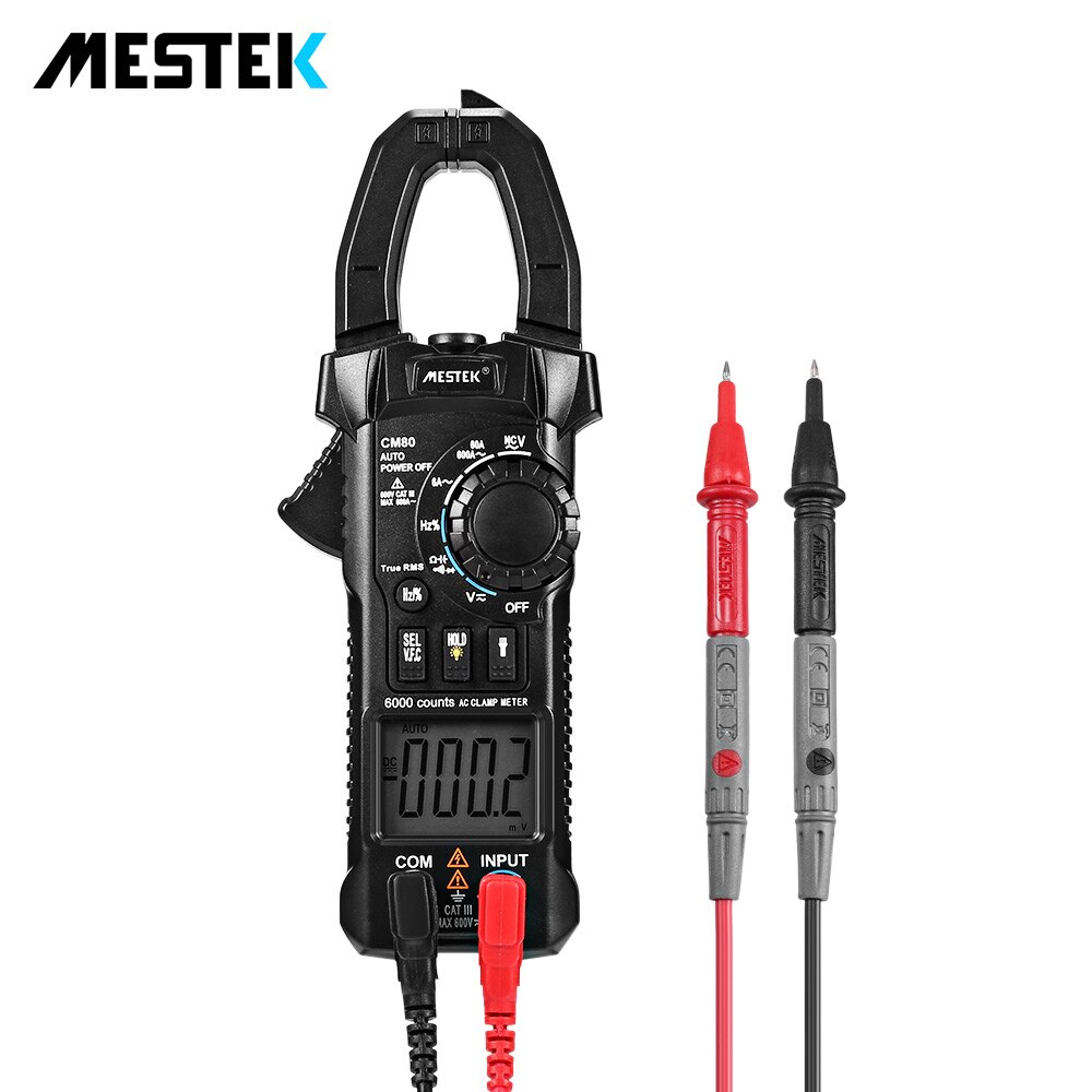 Mestek CM80/CM81 digital clamp meter pinza digital multimetre pince multimeter current clamp dc