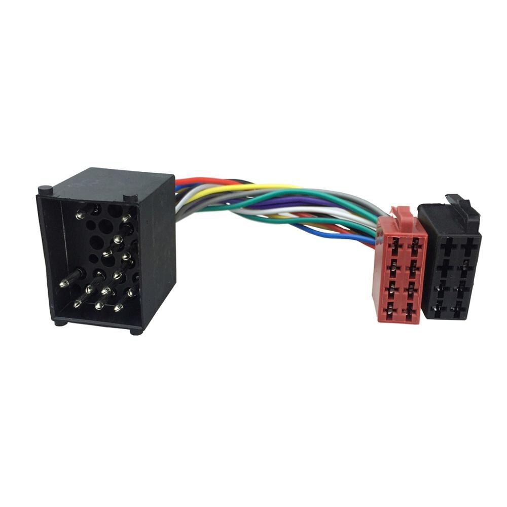 Iso ledningsnett adapter for bmw 3 5 7 8 serie  e46 e39 land rover discovery mini kabel plugg adapter kontakt