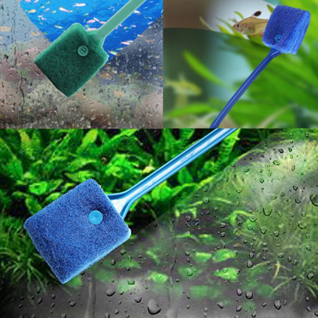 40cm akvarium akvarium rengøring svamp skurebørste skrubber alger makeup remover akvarium bad rengøringsbørste