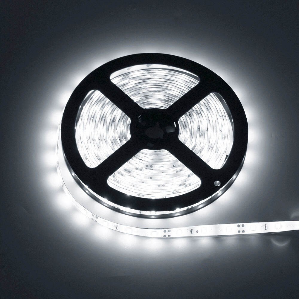 High Bright SMD LED Strip Waterproof 5M 300LED DC 12V LED Light Strips Flexible Tape RGB /Warm/White/Blue/Red/Green/Pink: Cold White / NON Waterproof IP20