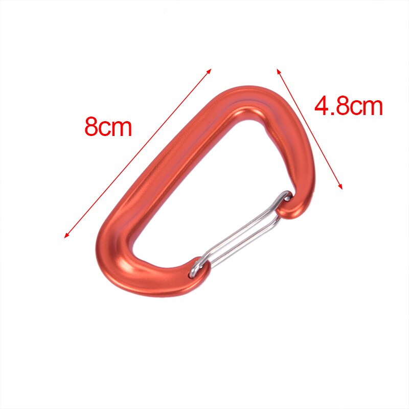 1PC Outdoor Climbing Snap Clip Lock Buckle Aluminum Alloy Carabiner Keychain Safety Balance Carabiner Clasp Camping Outdoor